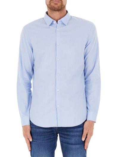 Camicia AX celeste uomo in oxford