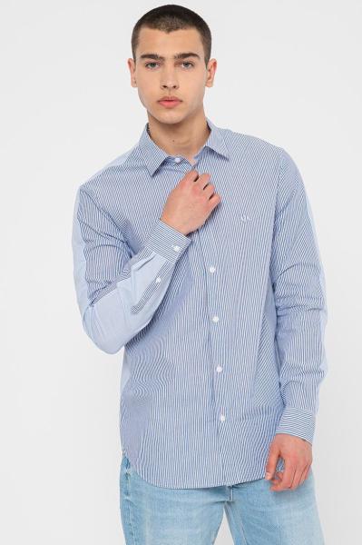 CAMICIA IN COTONE A RIGHE 