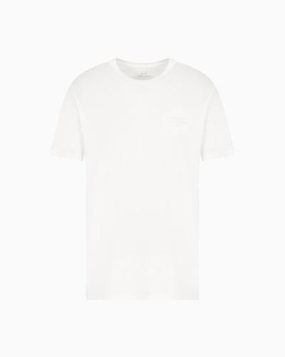 T-SHIRT REGULAR FIT CON LOGO BIANCA