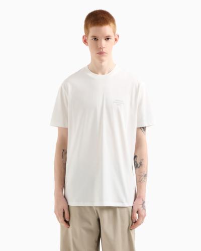 T-SHIRT REGULAR FIT CON LOGO BIANCA