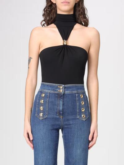 BODY IN JERSEY CRÊPE CON DETTAGLIO GIOIELLO