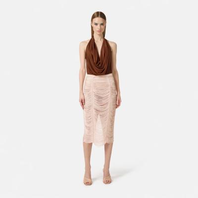 TOP IN JERSEY DI VISCOSA LUCIDA