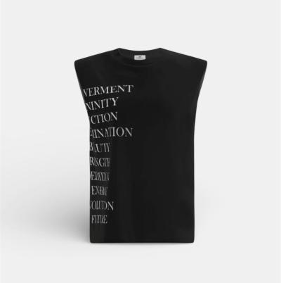 T-SHIRT DONNA IN JERSEY CON STAMPA LETTERING