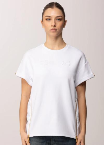 T-shirt donna con Logo Ricamato