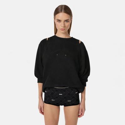 FELPA IN JERSEY CON CUT-OUT