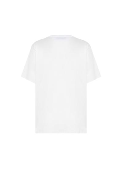 T-SHIRT DONNA BLUGIRL REGULAR IN JERSEY CON LOGO