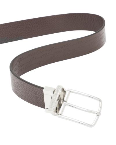 CINTURA REVERSIBILE IN PELLE LOGO SIGNATURE