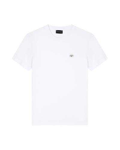 T-SHIRT IN JERSEY SUPIMA CON MICRO PATCH LOGO EMPORIO ARMANI