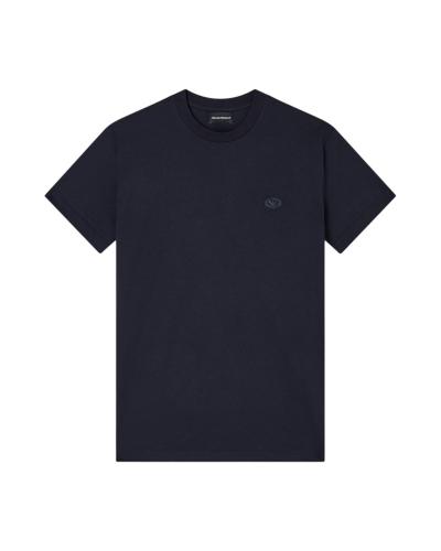 T-SHIRT IN JERSEY SUPIMA CON MICRO PATCH LOGO EMPORIO ARMANI