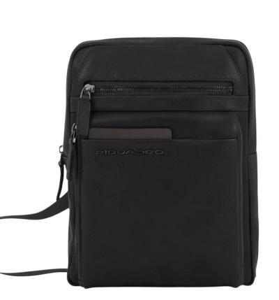 Borsello uomo Piquadro in pelle nero