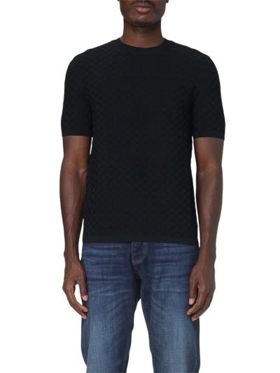 MAGLIA IN MISTO VISCOSA CON MOTIVO IN RILIEVO