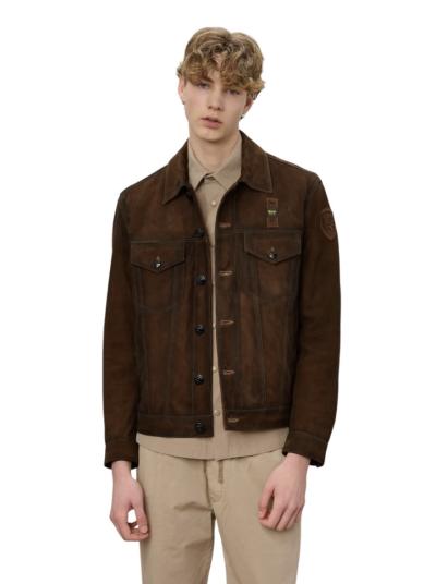 GIACCA UOMO BLAUER SCAMOSCIATA GRIGGS