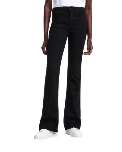 JEANS DONNA J47 VITA MEDIO ALTA E GAMBA SVASATA IN COMFORT DENIM