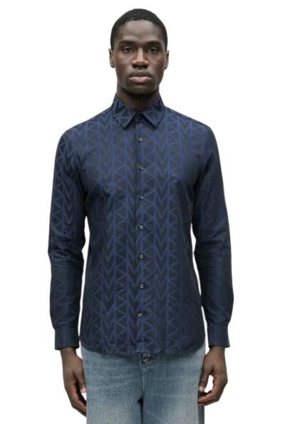 CAMICIA UOMO MK JACQUARD SLIM FIT