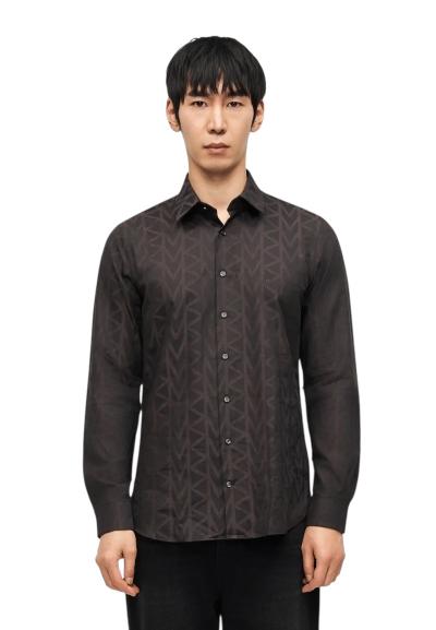 CAMICIA UOMO MK JACQUARD SLIM FIT