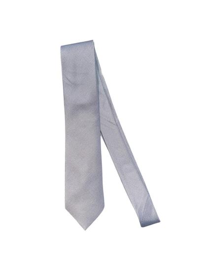 Cravatta uomo MK in seta jacquard con micro pattern