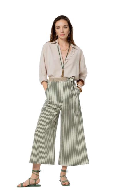PANTALONE DONNA HANITA A RIGHE 