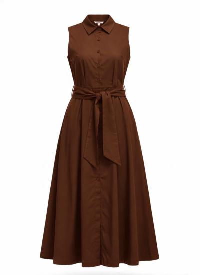 ABITO LUNGO DONNA SMANICATO