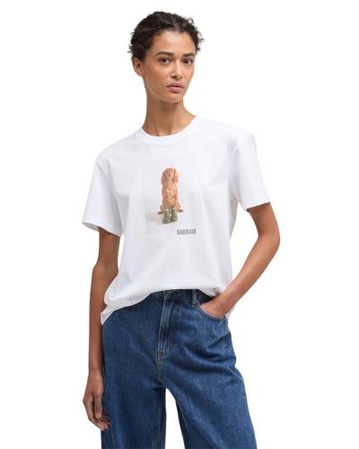 T-shirt donna Barbour con stampa Bedale