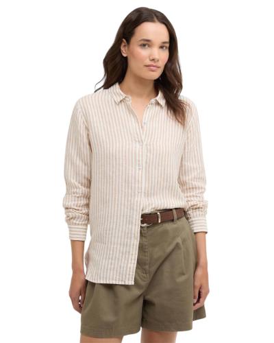 Camicia donna Barbour a maniche lunghe Marine dalla vestibilità comoda