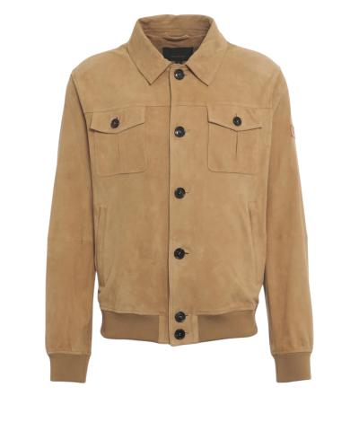 Giacca uomo peuterey in pelle scamosciata 'Destiny'