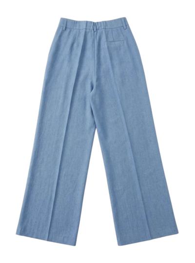 Pantalone fato gamba larga 