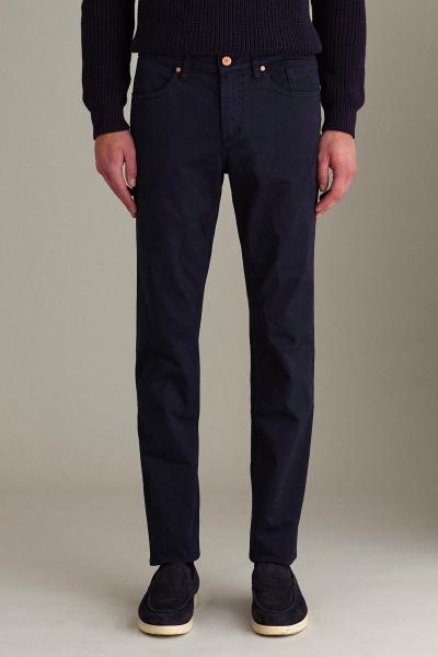 PANTALONE – JORDAN – COTONE SLIM FIT BLU SCURO