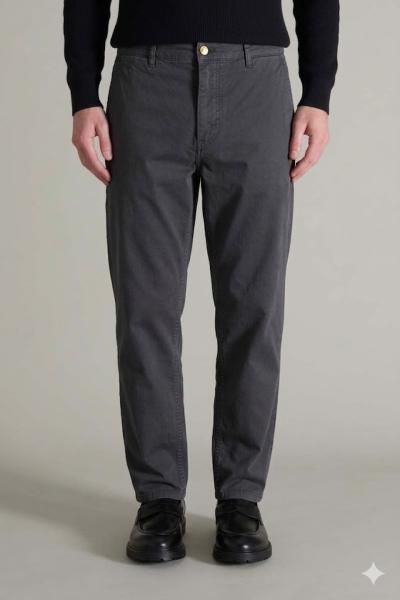 PANTALONE CHINO – JACOB – COTONE SLIM FIT GRIGIO SCURO