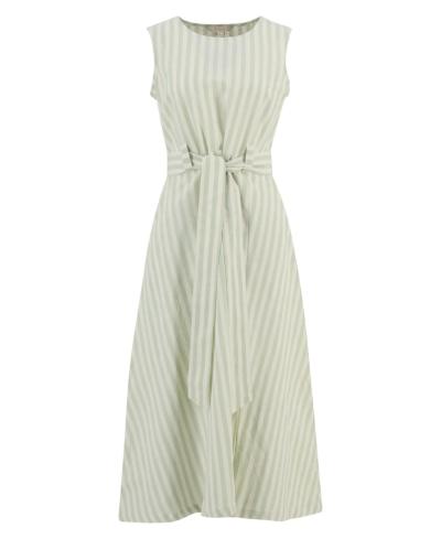 Abito Barbour midi Inez con motivo a righe