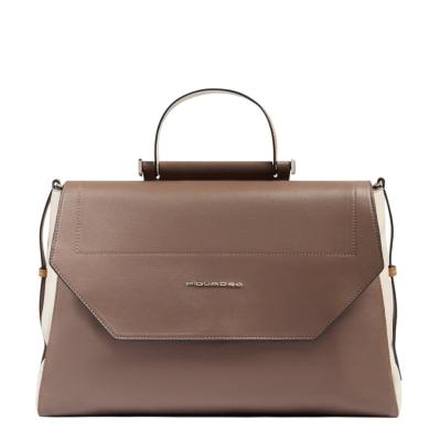 Borsa donna modello satchel in pelle porta pc 14
