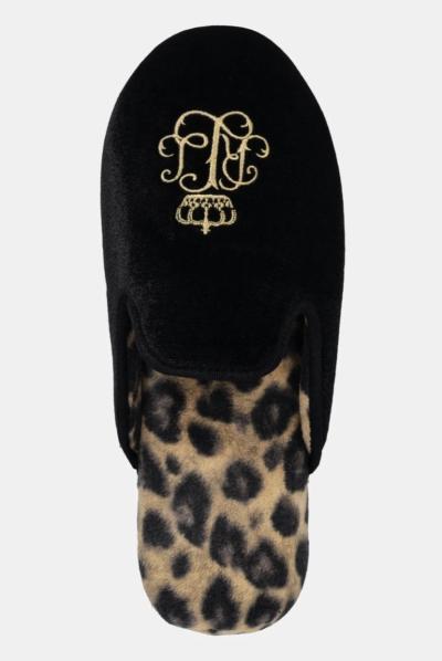 RALPH LAUREN PANTOFOLE NERE