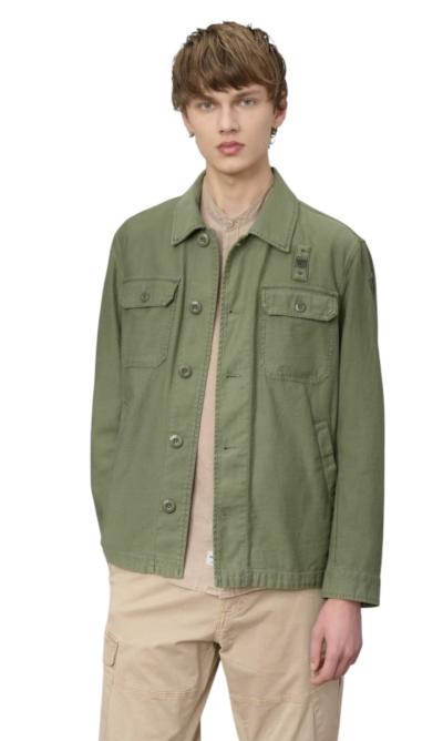 GIACCA CAMICIA UOMO BLAUER GOODALE DYED