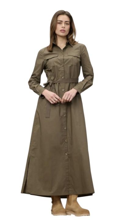 VESTITO LUNGO CON MANICA LUNGA THWING