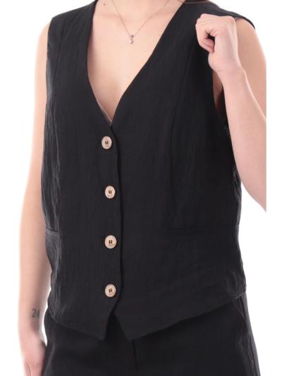 GILET DONNA NERO 