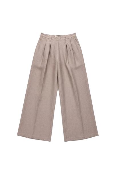 PANTALONE DONNA PALAZZO A GAMBA LARGA 