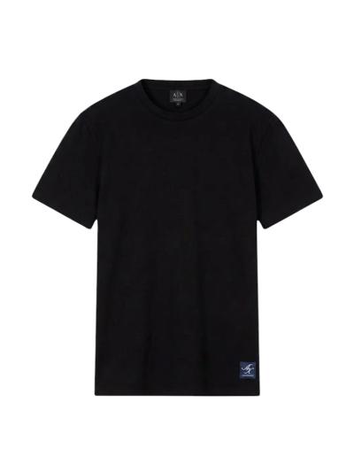 T-SHIRT UOMO BASIC CON MINI LOGO SUL FONDO
