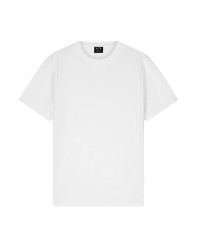 T-SHIRT SLIM FIT IN JACQUARD DI COTONE MERCERIZATO