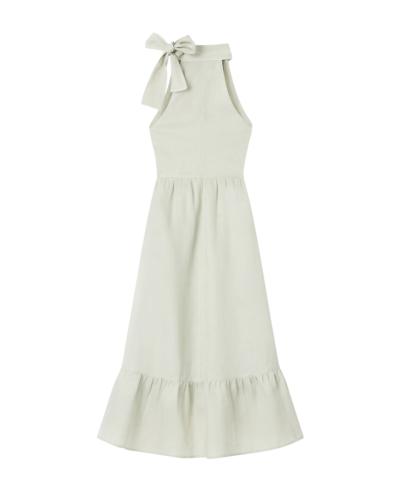 ABITO CORTO IN POPELINE DI LINO