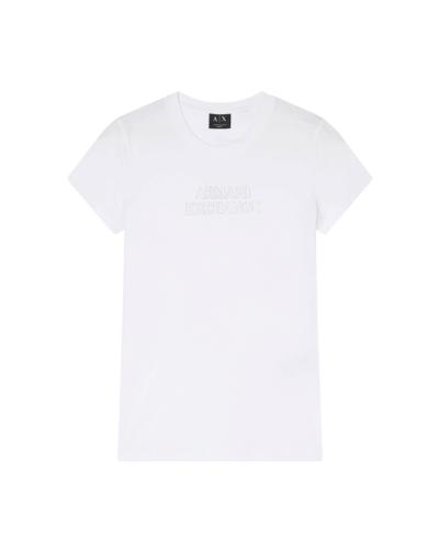 T-SHIRT SLIM FIT IN JERSEY DI COTONE ELASTICIZZATO