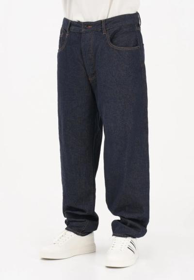 Jeans in denim blu da uomo