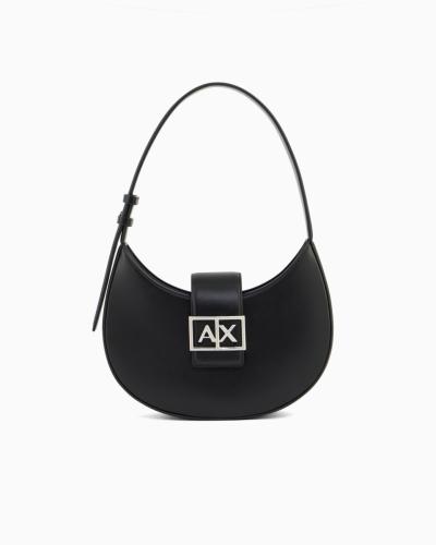 BORSA HOBO CON FIBBIA LOGO