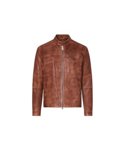 GIACCA SAGUARO PE VEG 11 BIKER IN MORBIDA PELLE